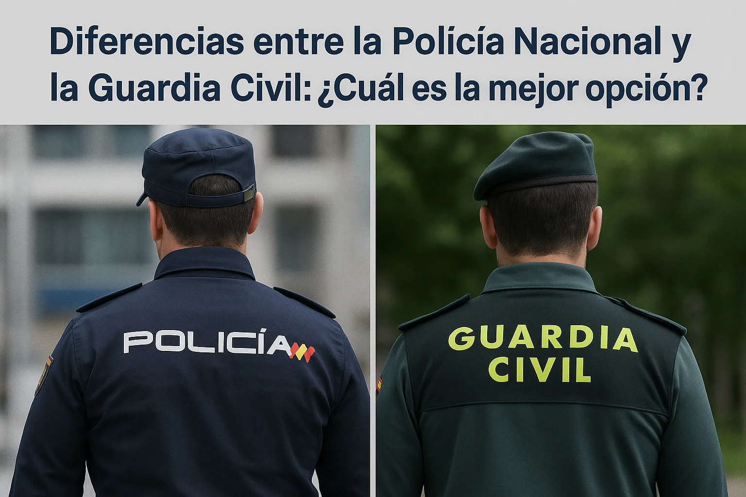 Comparación Entre Policía Nacional Y Guardia Civil En España: Diferencias Y Roles.