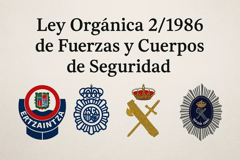 Tema 09. La Ley Orgánica 2/1986 de Fuerzas y Cuerpos de Seguridad.